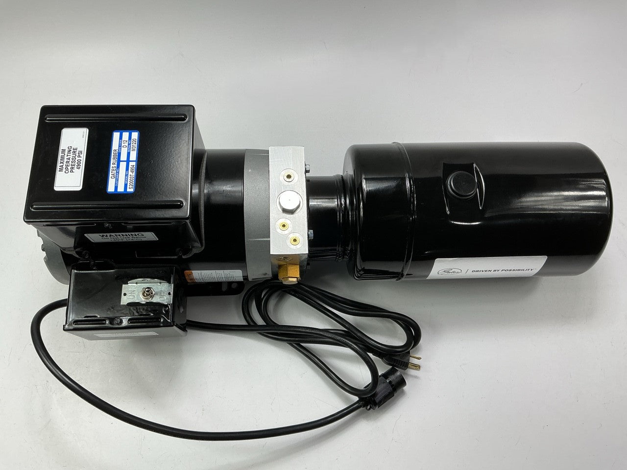 Gates 77810 Cycle Pump For Power Crimp 707 Hydraulic Crimper 115V, 1 H.P