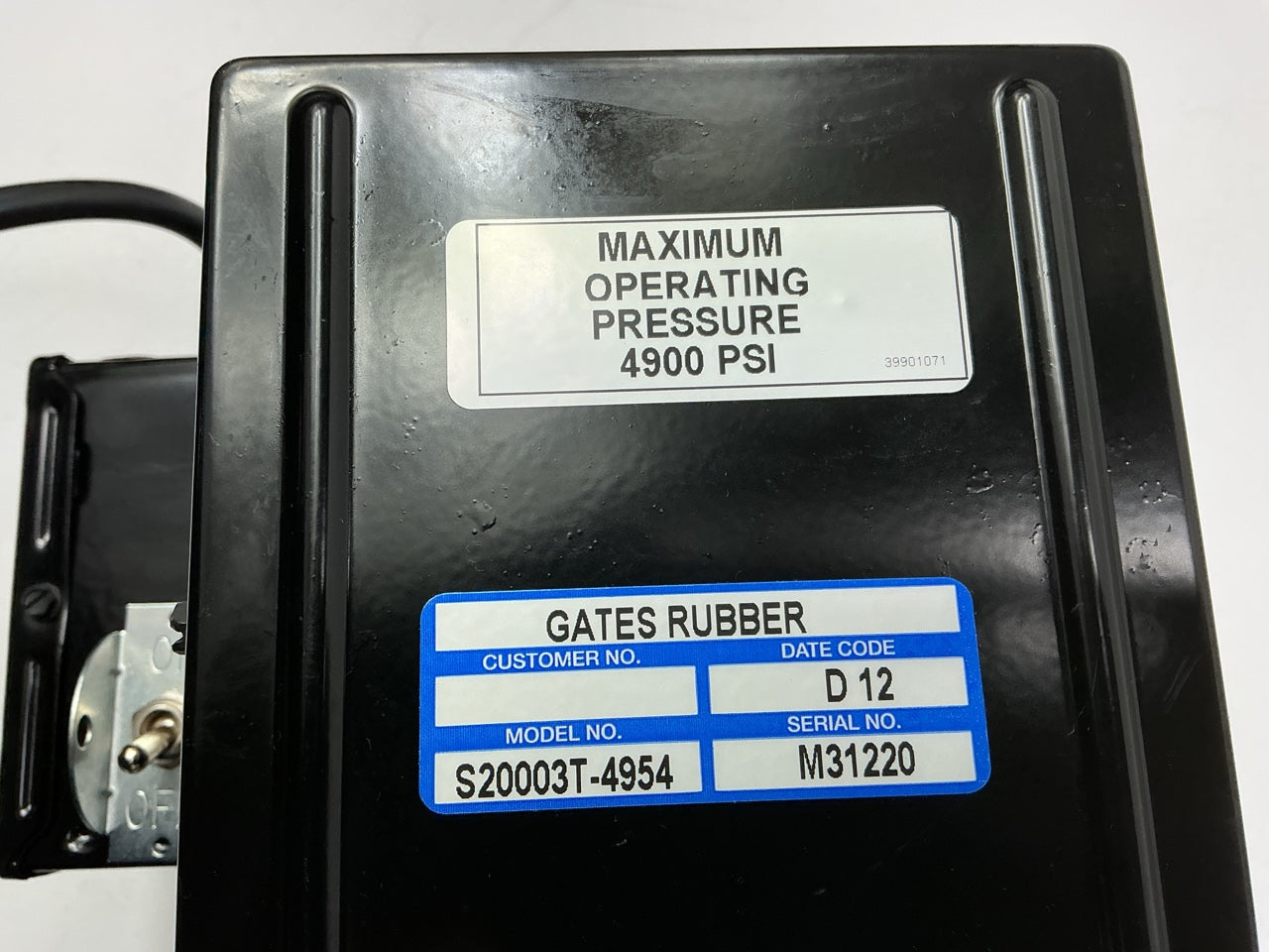 Gates 77810 Cycle Pump For Power Crimp 707 Hydraulic Crimper 115V, 1 H.P