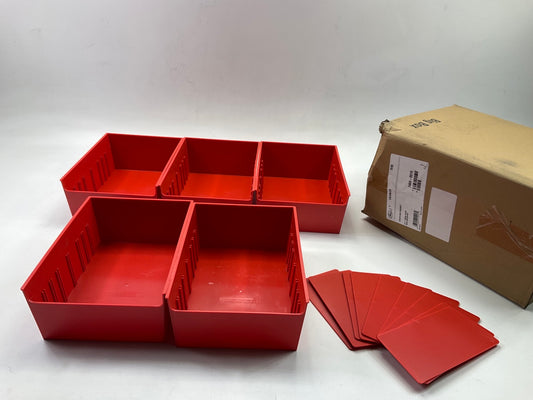 Gates 78195 7'' Wide Plastic Storage Bins For Coupler / Fitting Cabinet