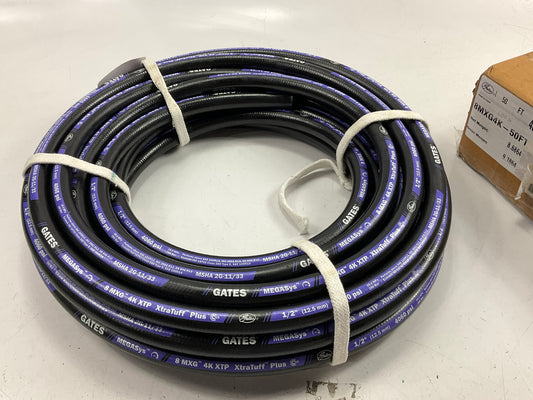 Gates 85012 MXG 4K XTRATUFF Hydraulic Hose 1/2'' ID X 50' Long - 4060 PSI