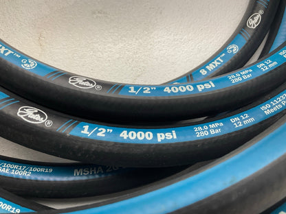 50 FEET - Gates 85048 1/2'' Hydraulic Hose MXT MegaSys Wire Braid Hose SAE 100R16