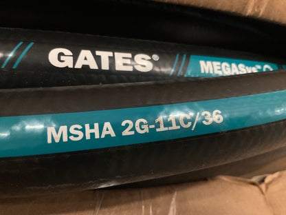 50 FEET - Gates 85053 16 MXT 1'' Hydraulic Hose, 2,400 PSI