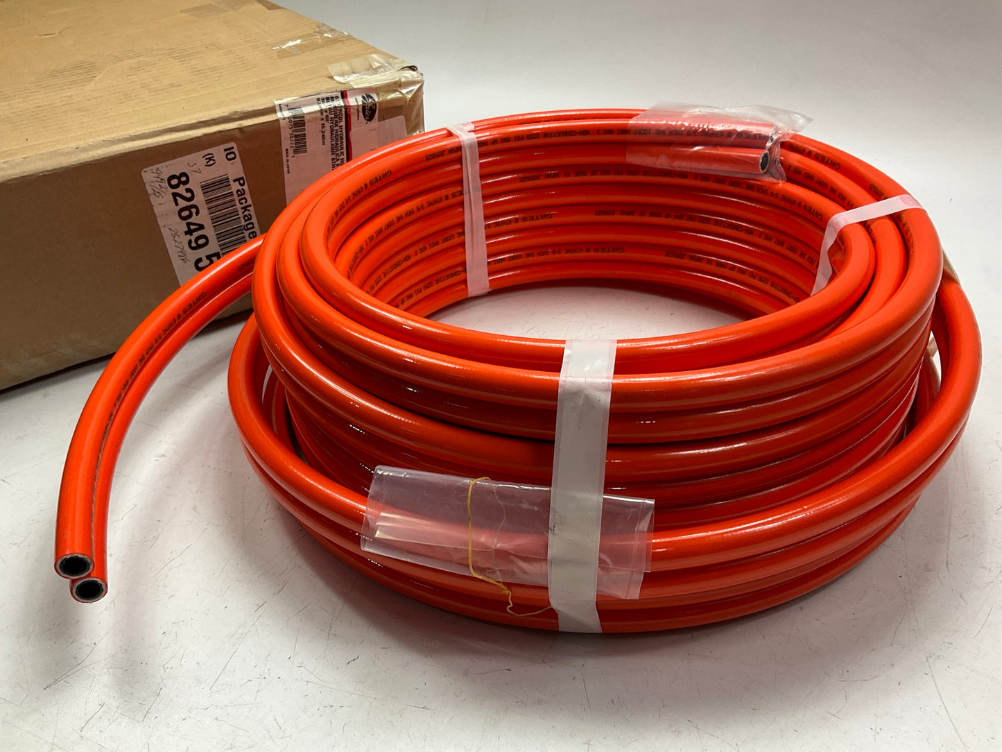 50 FEET - Gates 85424 Thermoplastic Non-Conductive Dual Hydraulic Hose, 3/8''