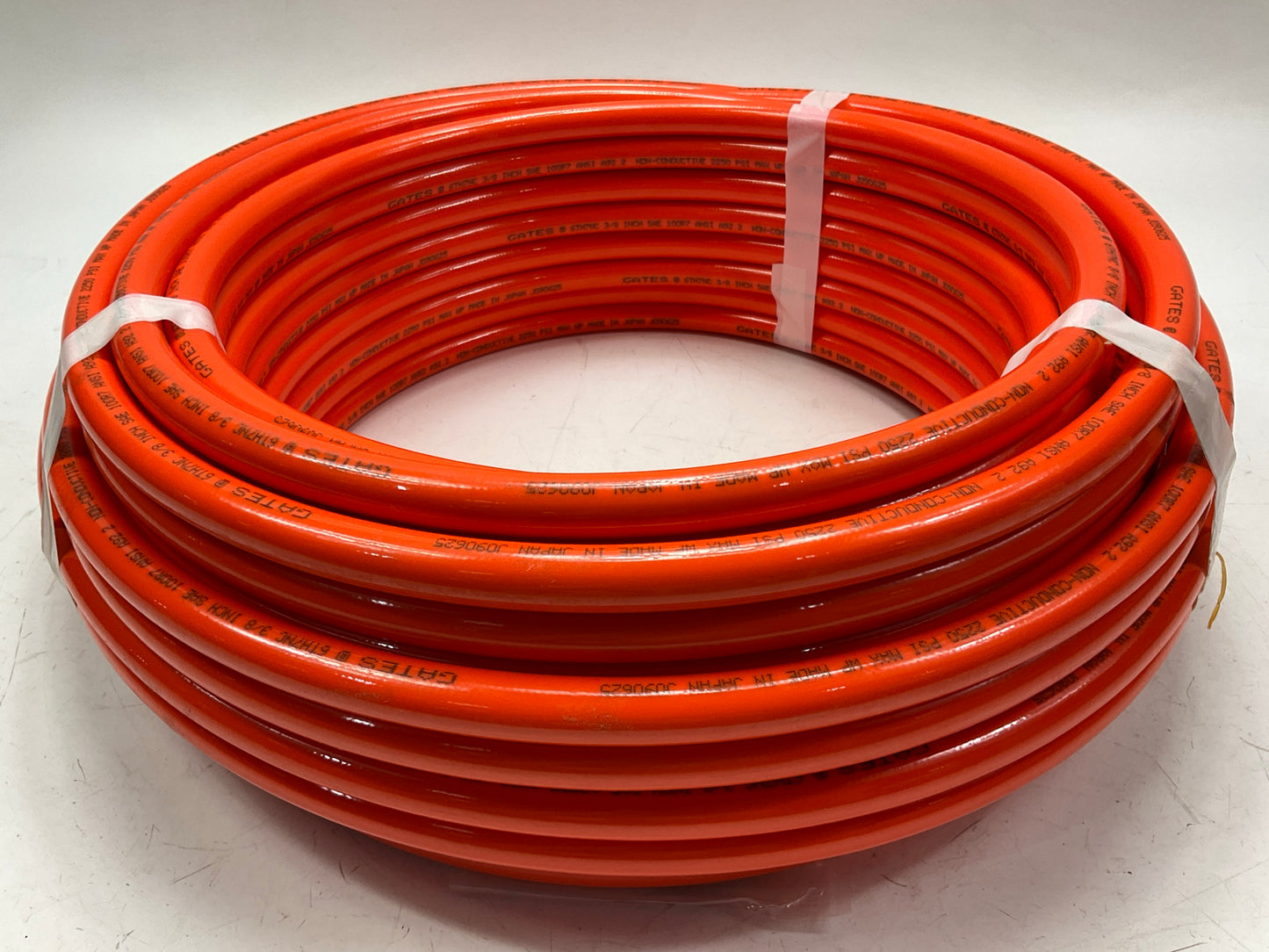 50 FEET - Gates 85424 Thermoplastic Non-Conductive Dual Hydraulic Hose, 3/8''