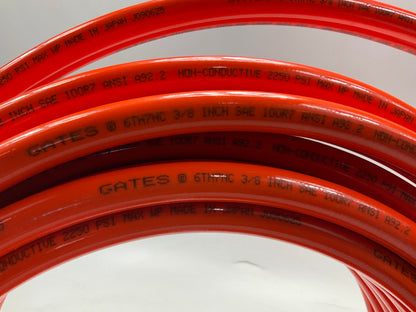 50 FEET - Gates 85424 Thermoplastic Non-Conductive Dual Hydraulic Hose, 3/8''