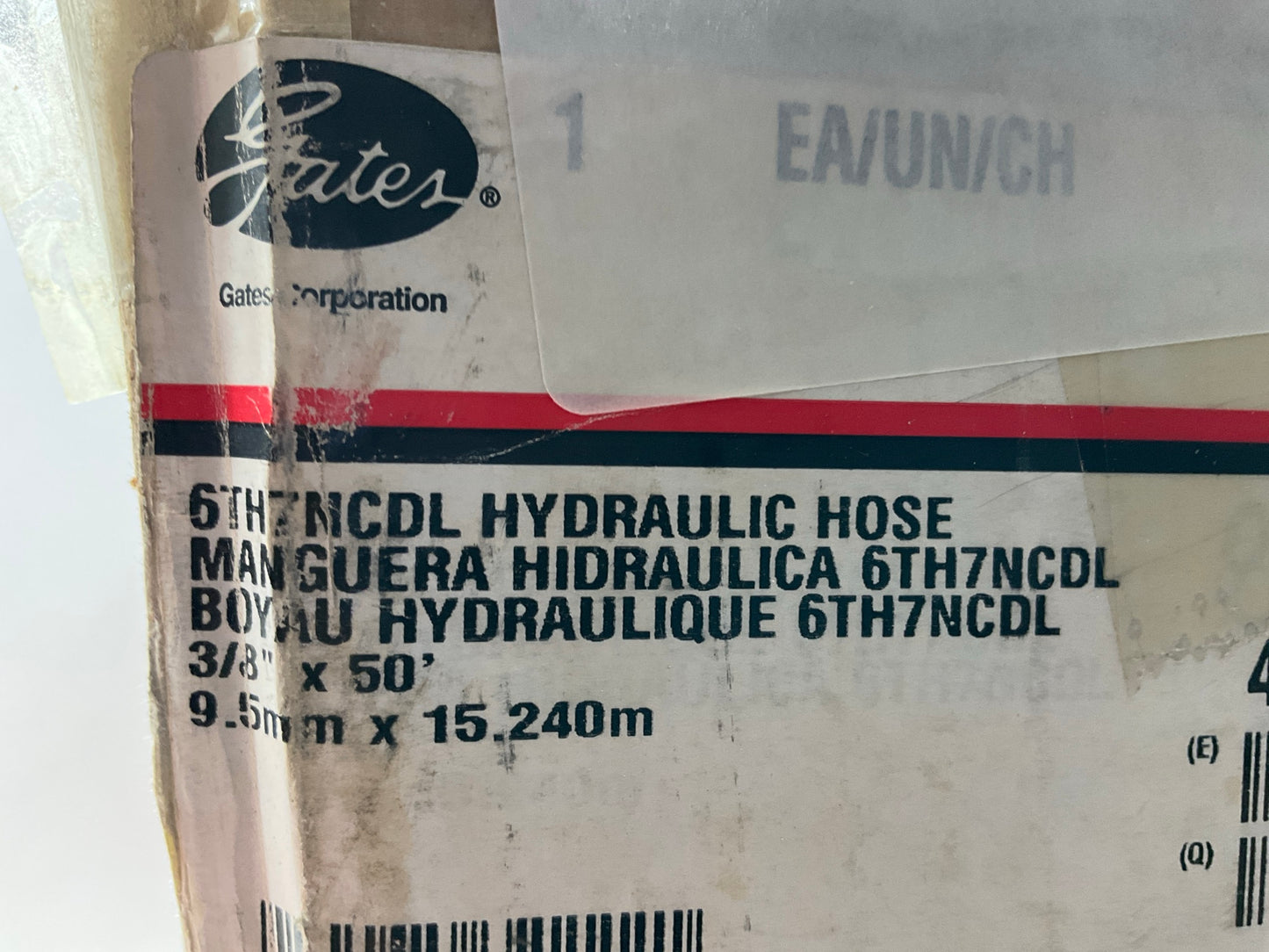 50 FEET - Gates 85424 Thermoplastic Non-Conductive Dual Hydraulic Hose, 3/8''