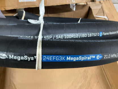 25 FEET - Gates 85430 EFG3K High Pressure Hydraulic Hose, SAE 100R12, 1-1/2''