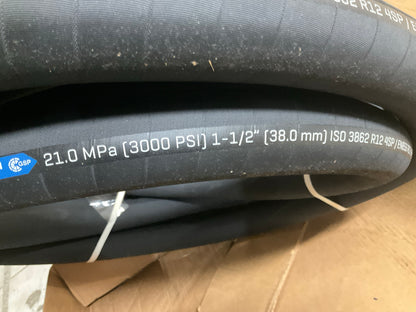 25 FEET - Gates 85430 EFG3K High Pressure Hydraulic Hose, SAE 100R12, 1-1/2''