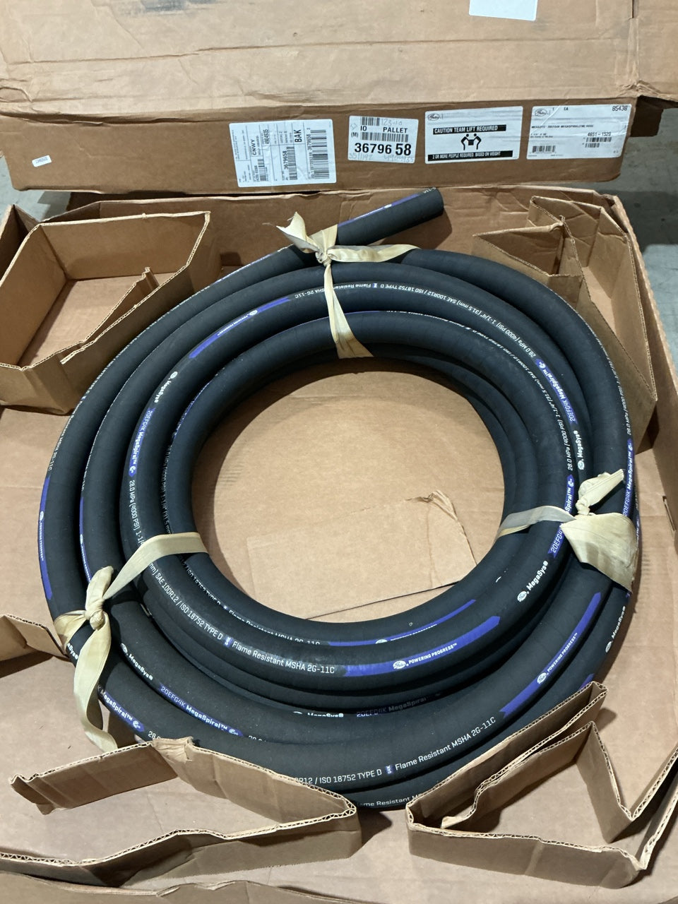 50 FEET - Gates 85438 Hydraulic Hose 20EFG4K 1-1/4'' Four Wire 100R12, 4000 PSI