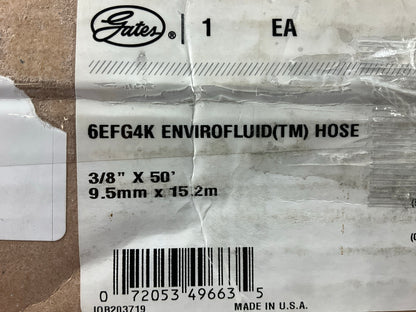 50 FEET Gates 85491 EFG4K Spiral Wire Hydraulic Hose - 280 Bar, 3/8'' SAE 100R12