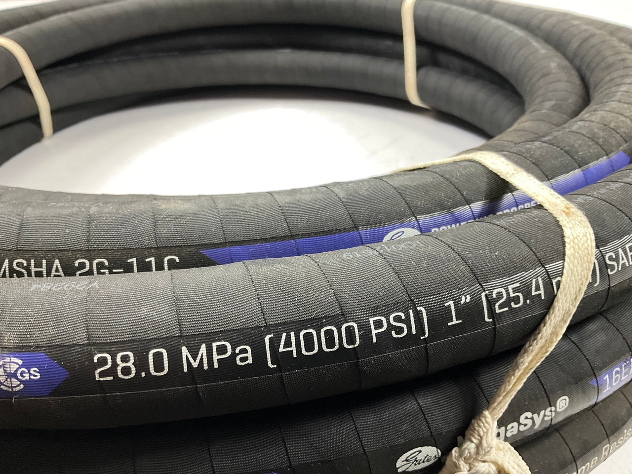 Gates 16EFG4k 85495 1'' ID X 50' Foot - SAE 100R12 - Spiral 4 Wire Hydraulic Hose