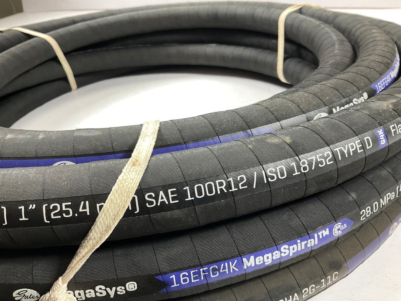 Gates 16EFG4k 85495 1'' ID X 50' Foot - SAE 100R12 - Spiral 4 Wire Hydraulic Hose