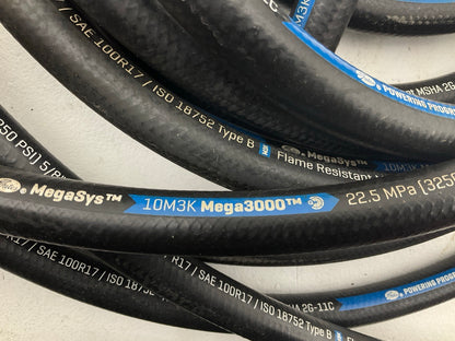 50 FEET - Gates 85627 5/8'' Hydraulic Hose 10M3K Mega3000, 3250 PSI Max W.P.