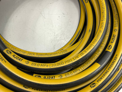 50 FEET - Gates 85650 1/4'' J2AT Hydraulic Hose, 10,000 PSI Max Working Pressure