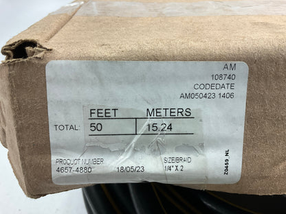 50 FEET - Gates 85650 1/4'' J2AT Hydraulic Hose, 10,000 PSI Max Working Pressure