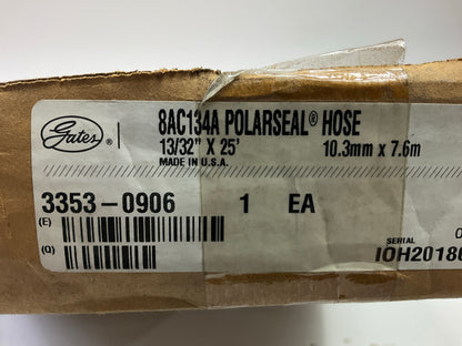 25 FEET - Gates 85665 Polarseal Air Conditioning AC134A Hose, SAE J3062, 13/32''