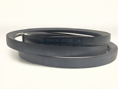 Gates 8V1250 Belt - 125'' Length, 1'' Top Belt Width
