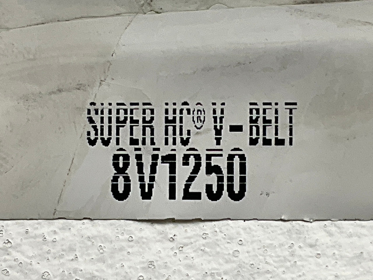 Gates 8V1250 Belt - 125'' Length, 1'' Top Belt Width