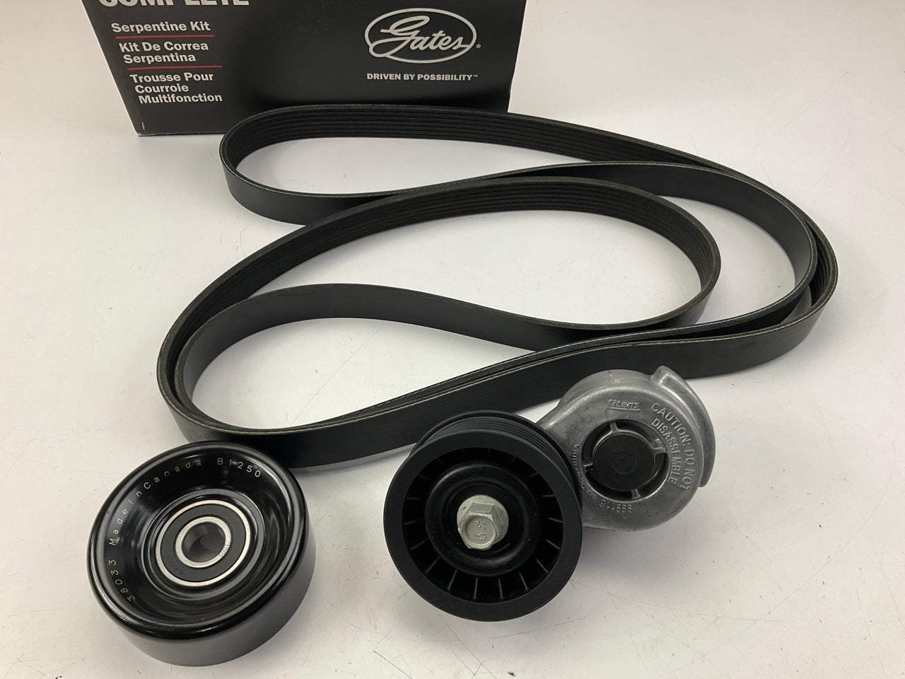 Gates 90K-38116 Complete Serpentine Belt Drive Component Kit: Tensioner & Belt