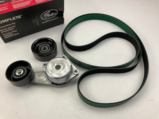 Gates 90K-38133 Serpentine Belt Drive Component Kit: Tensioner, Pulley & Belt
