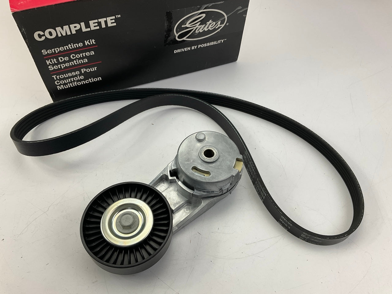 Gates 90K-38177B Serpentine Drive Component Kit: Belt Tensioner & Belt