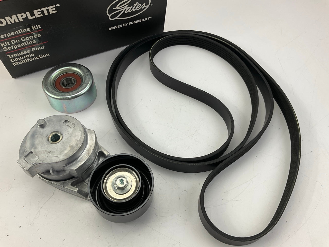 Gates 90K-38178A Serpentine Belt Drive Component Kit: Tensioner, Belt & Pulley