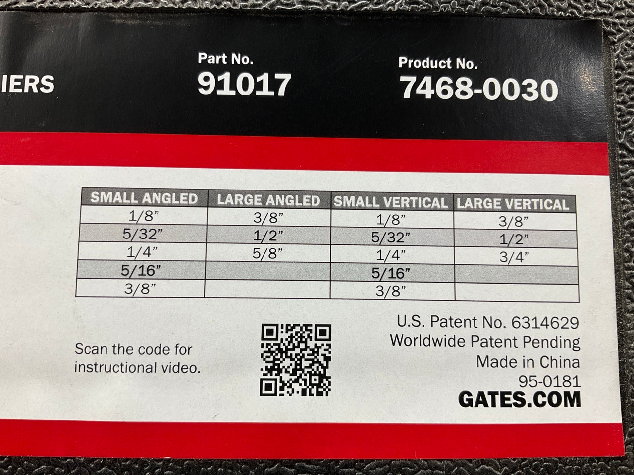 NEW - Gates 91017 DOT Air Brake SureLok Quick Release Pliers Set, 4 Piece