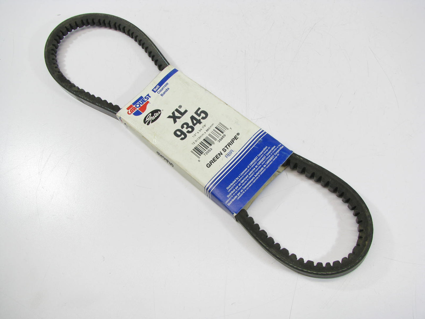 Gates 9345 Accessory Drive Belt - 0.53'' X 34.75'' - 36 Degree