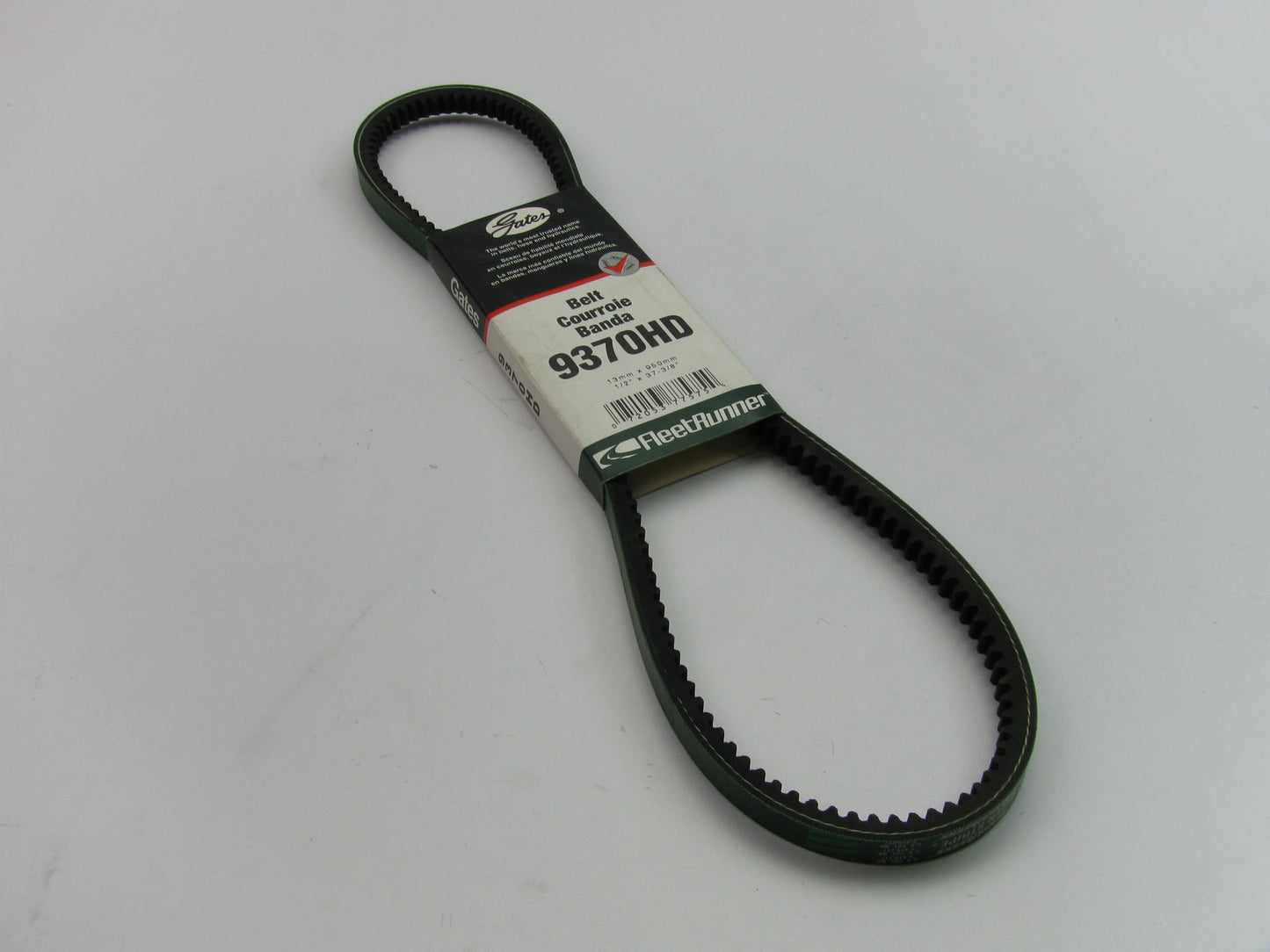 Gates 9370HD Accessory Drive Belt - 0.53'' X 37.39'' - 36 Degree