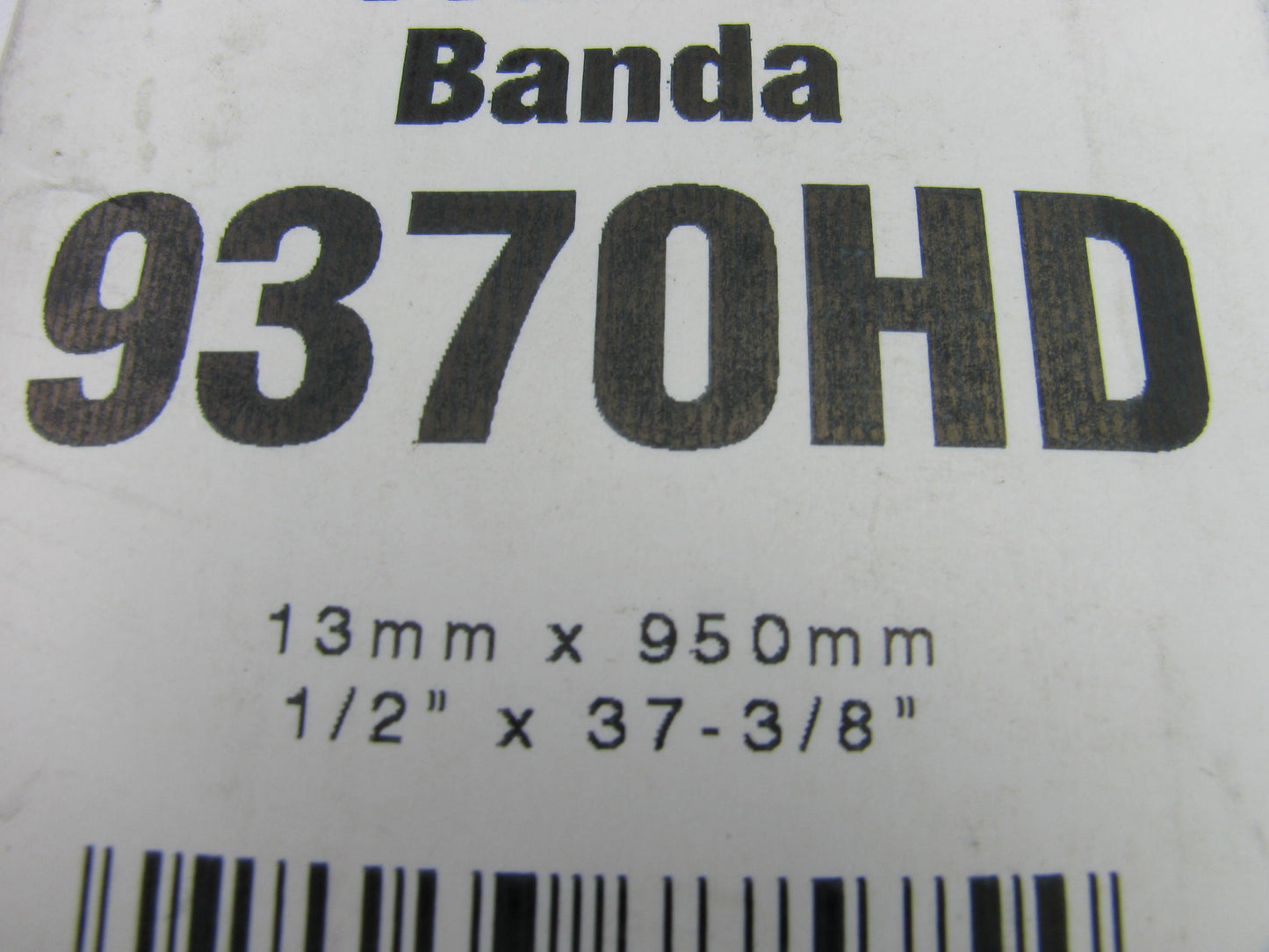Gates 9370HD Accessory Drive Belt - 0.53'' X 37.39'' - 36 Degree