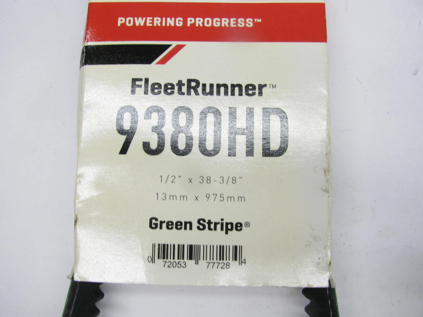 Gates 9380HD Accessory Drive Belt - 0.53'' X 38.375'' - 36 Degree