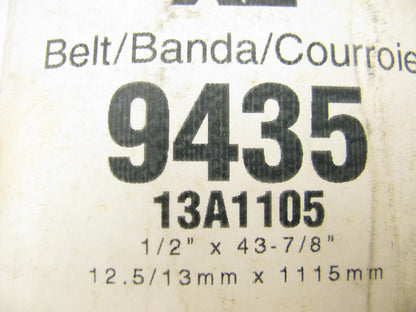 Gates 9435 Accessory Drive Belt - 0.53'' X 43.875'' - 36 Degree