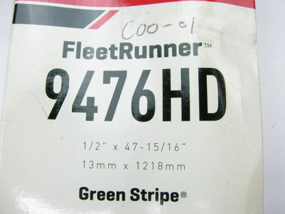 Gates 9476HD Green Stripe Heavy Duty Accessory Drive Belt - 1/2'' X 47-15/16''