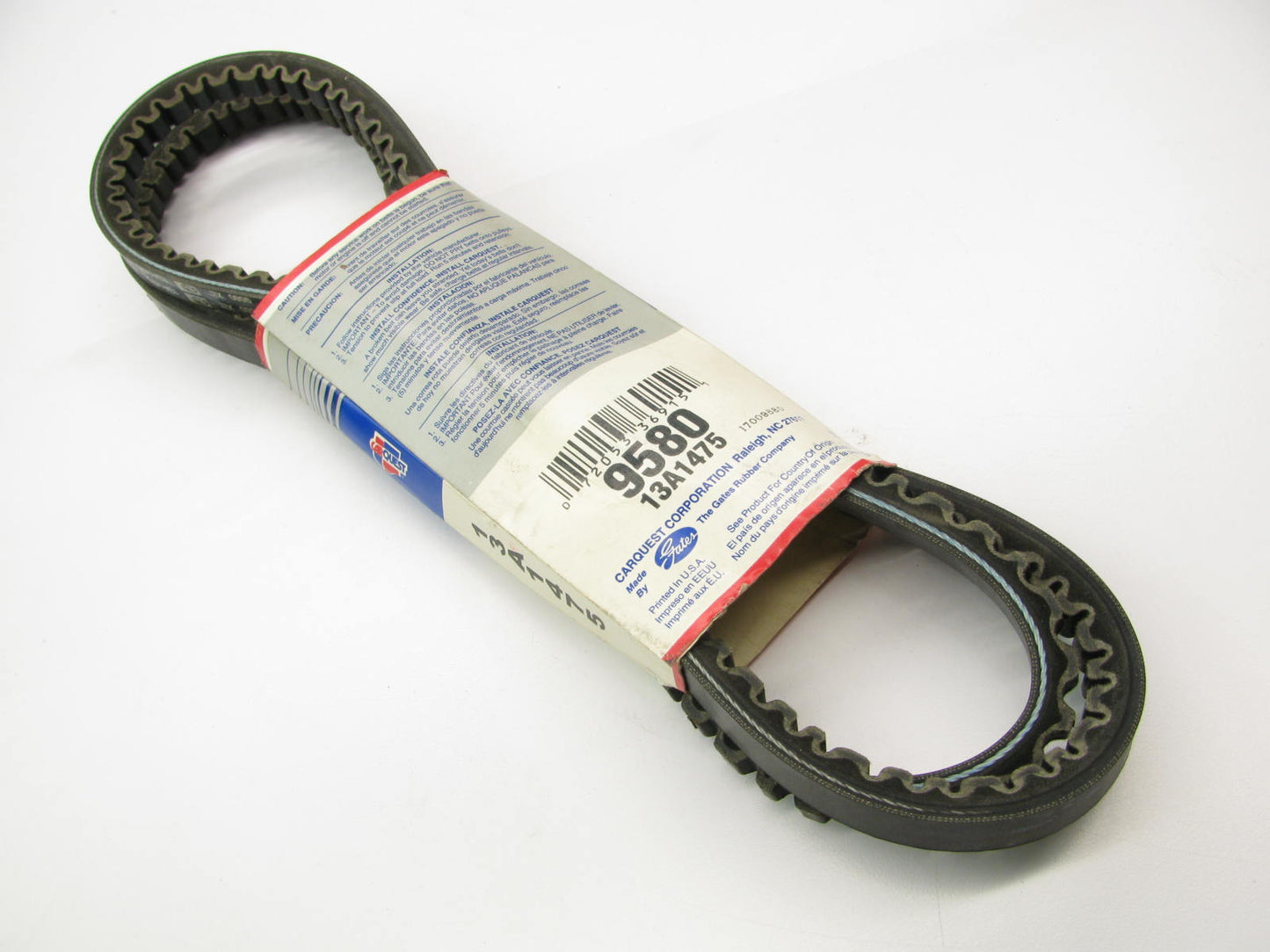 Gates 9580 Accessory Drive Belt - 0.53 X 58.875'' - 36 Degree