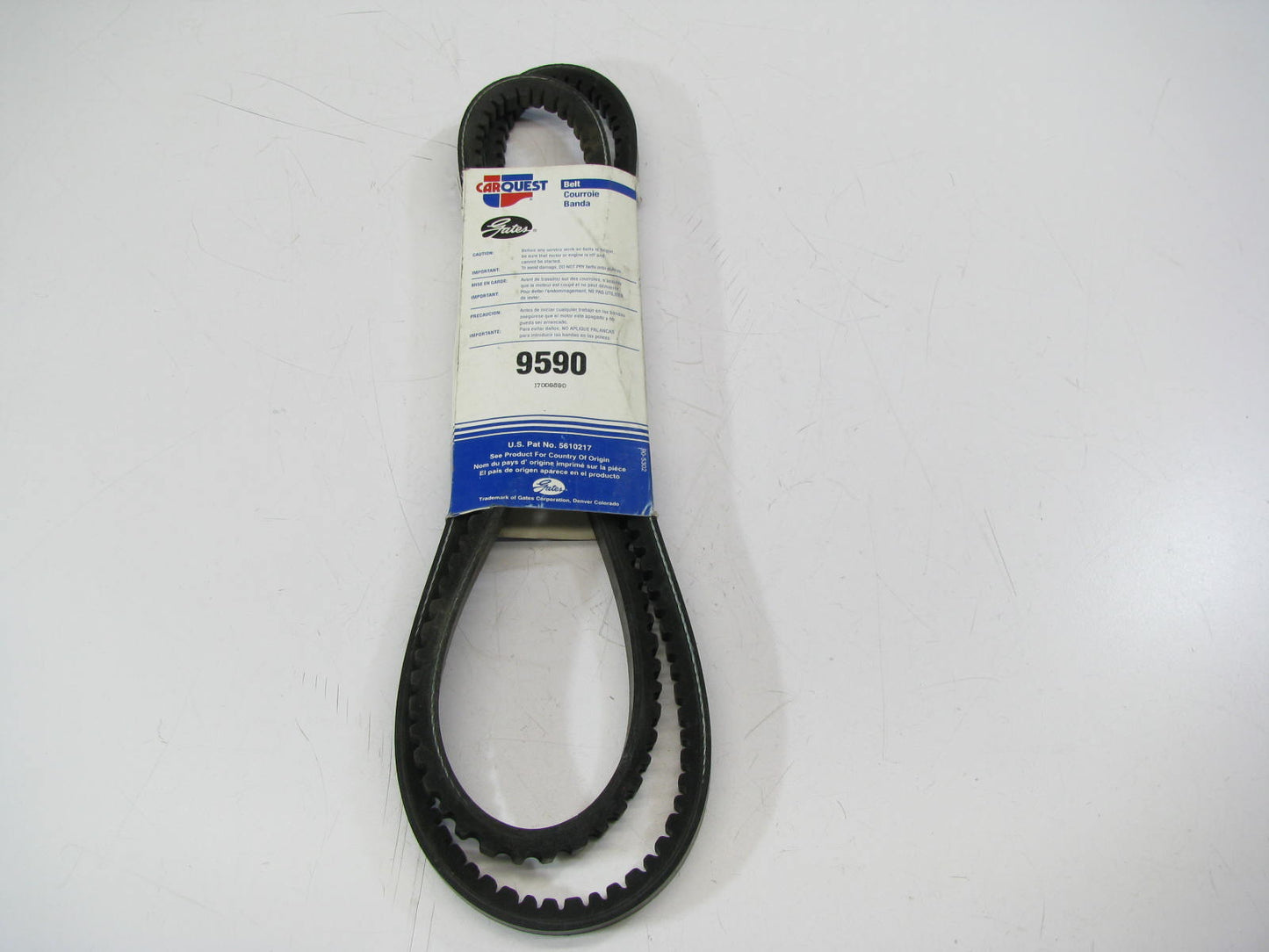 Gates 9590 Accessory Drive Belt - 0.53'' X 59.25'' - 36 Degree