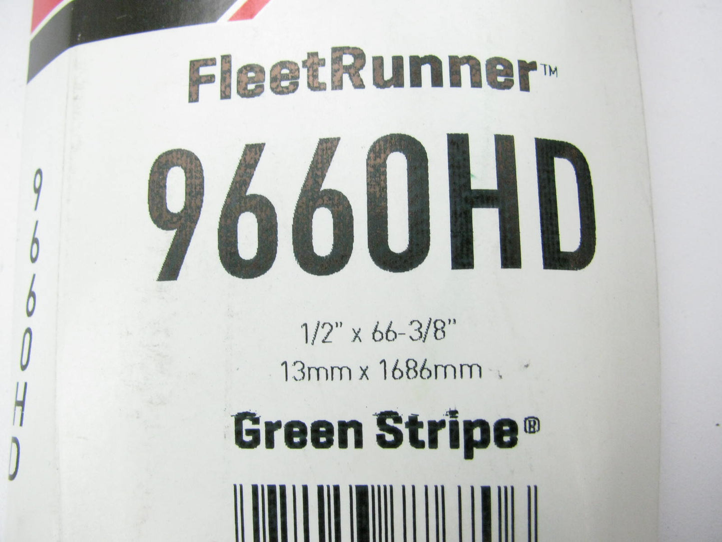 Gates 9660HD Green Stripe Heavy Duty Accessory Drive Belt - 1/2'' X 66''