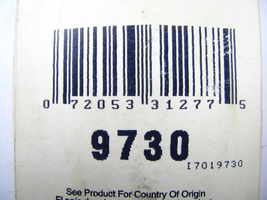 Gates 9730 Accessory Drive Belt - 0.53'' X 72.875'' - 36 Degree