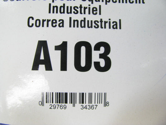 Gates A103 Industrial Accessory Drive Belt - 1/2'' X 105''
