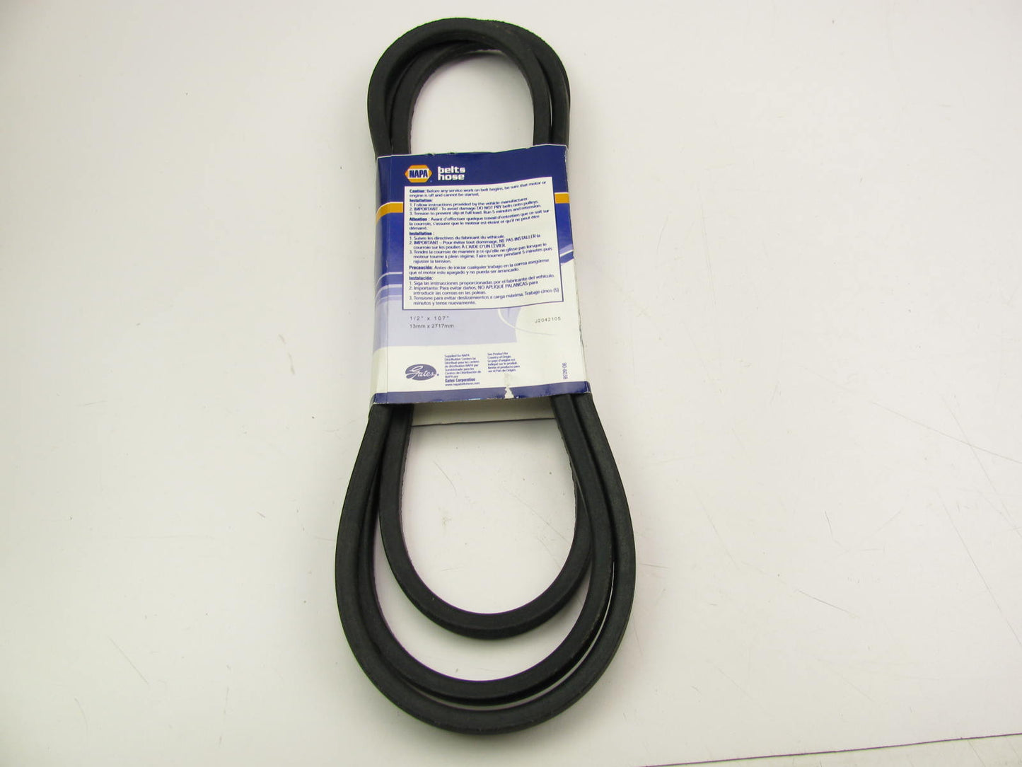 Gates A105 Industrial Accessory Drive Belt - 1/2'' X 107''