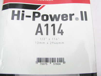 Gates A114 Industrial Accessory Drive Belt -  A 1/2'' X 116''