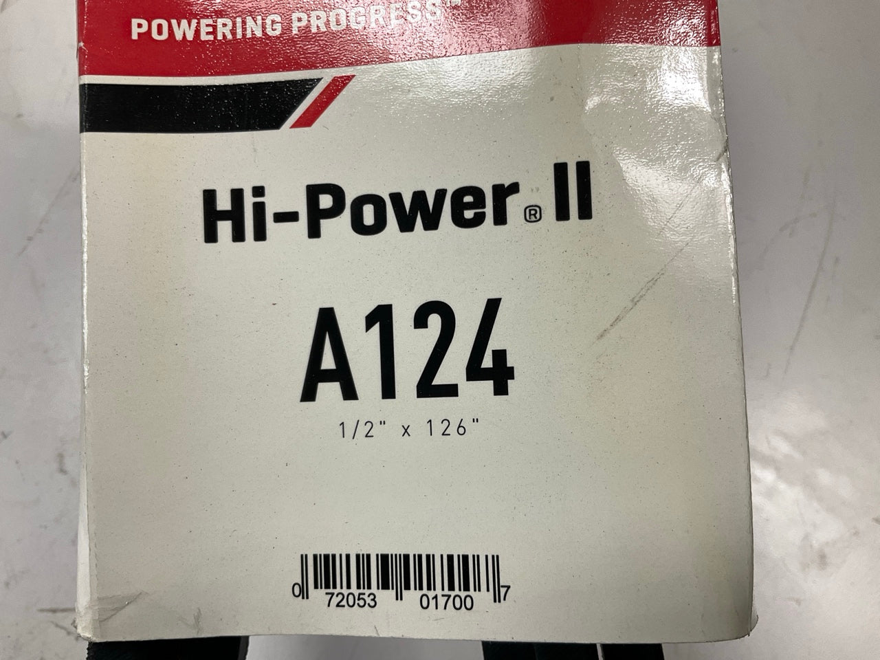 Gates A124 Industrial Accessory Drive Belt - 1/2'' X 126''