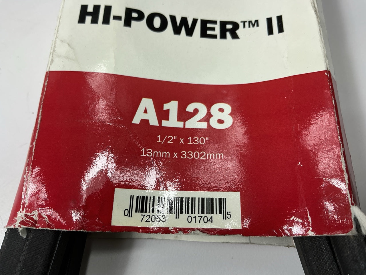 Gates A128 Industrial Accessory Drive Belt - 1/2'' X 130''