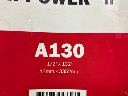 Gates A130 Industrial Accessory Drive Belt - 1/2'' X 132''