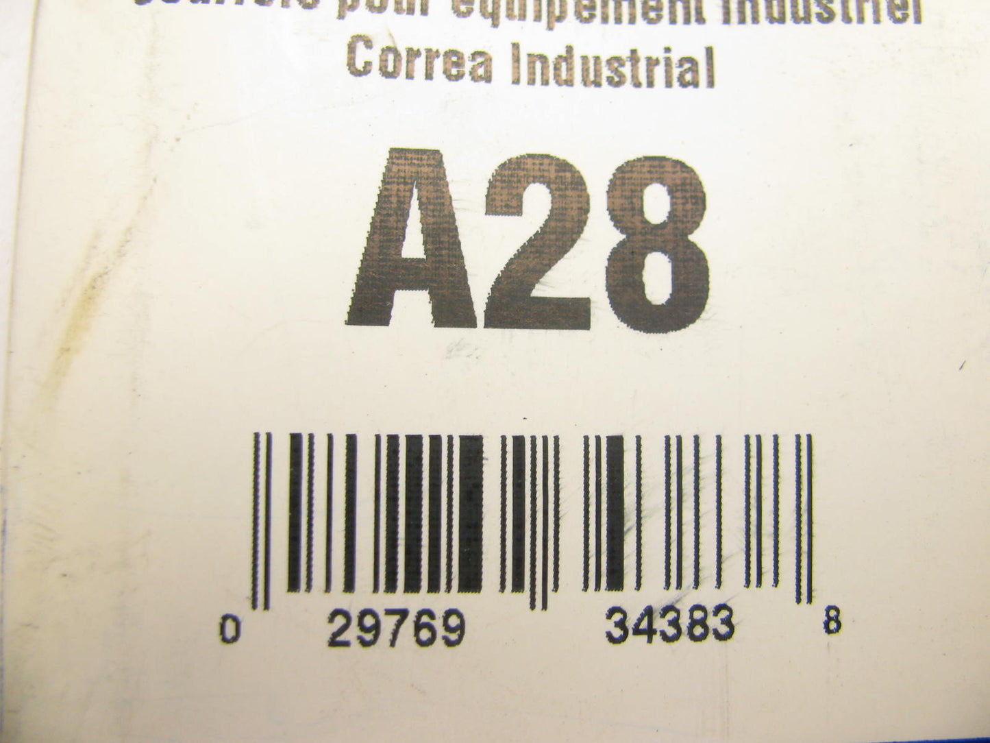 Gates A28 Industrial Accessory Drive Belt - 1/2'' X 30''