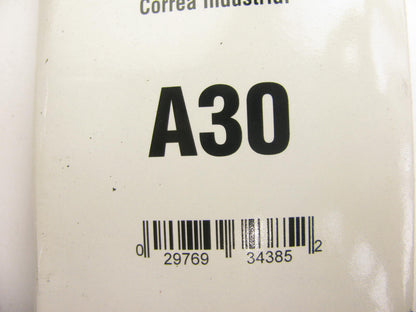Gates A30 Industrial Accessory Drive Belt - 1/2'' X 32''