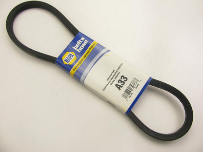 Gates A33 Industrial Accessory Drive Belt - 1/2'' X 33''