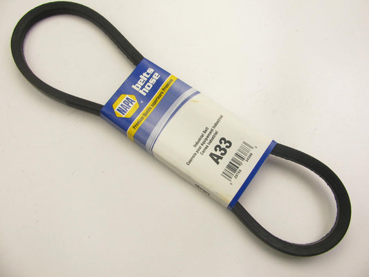 Gates A33 Industrial Accessory Drive Belt - 1/2'' X 33''