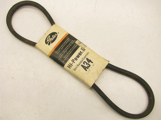 Gates A34 Industrial Accessory Drive Belt - 1/2'' X 36''