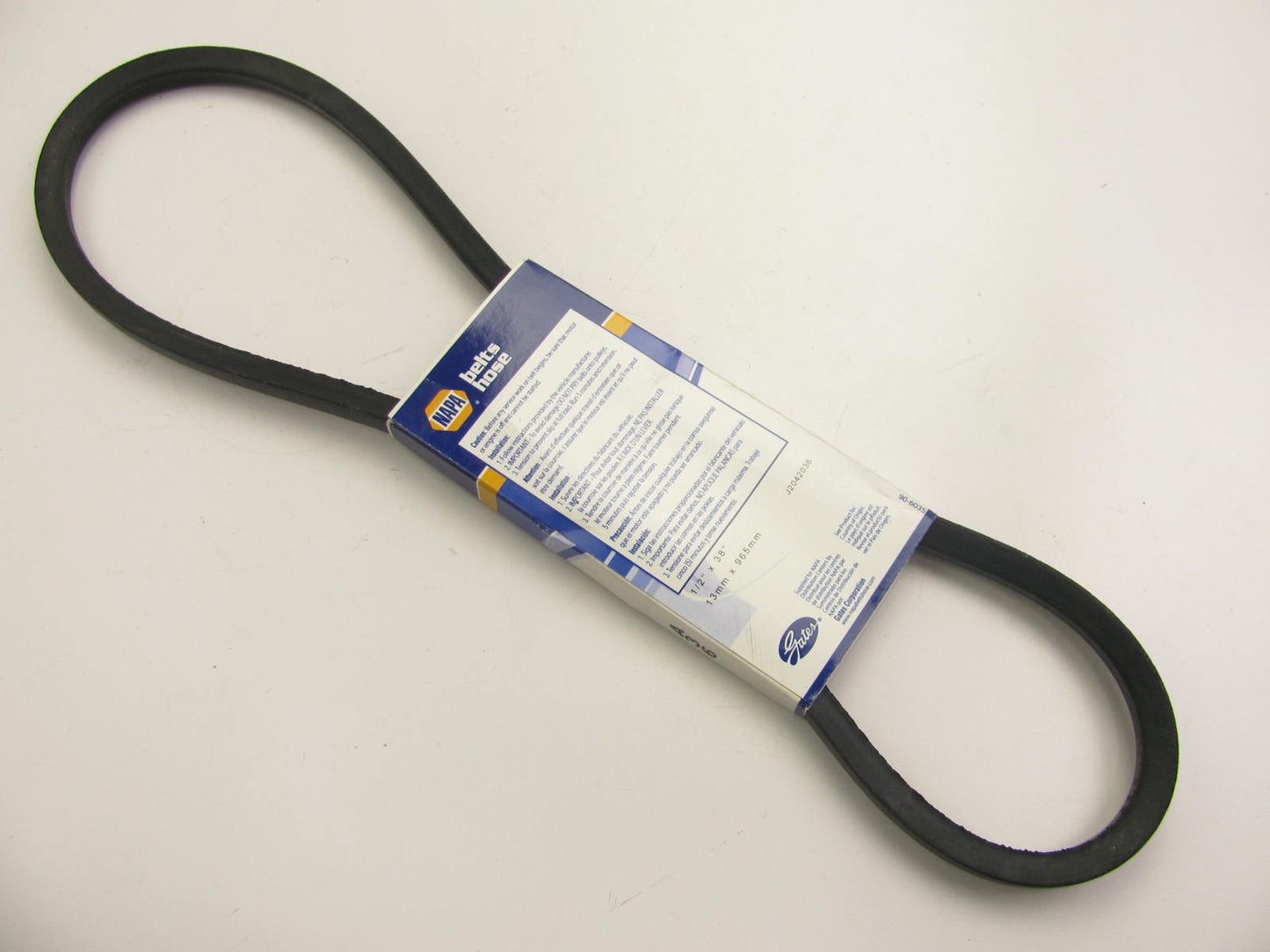 Gates A36 Industrial Accessory Drive Belt - 1/2'' X 38''