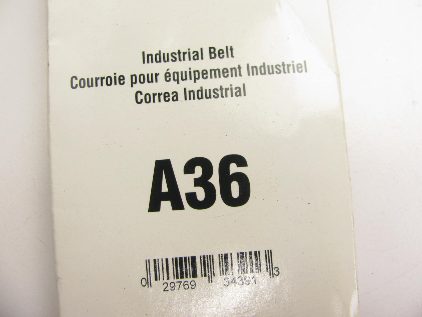 Gates A36 Industrial Accessory Drive Belt - 1/2'' X 38''